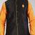 Mustard dupon art silk kurta, jacket with matching dhoti