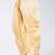 Cream dupion art silk readymade dhoti with patch work