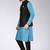 Black dupon art silk kurta, jacket with matching churidar