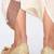 Off white dupion art silk readymade dhoti with patch work