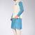 Cream dupon art silk kurta, jacket with matching churidar