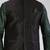 Black dupon art silk kurta, jacket with matching churidar