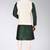 Cream dupon art silk kurta, jacket with matching churidar