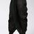 Black dupion art silk readymade dhoti with patch work