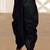Black dupion art silk readymade dhoti with patch work