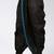 Black dupion art silk readymade dhoti with patch work