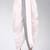 White dupion art silk readymade dhoti with patch work