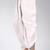 White dupion art silk readymade dhoti with patch work