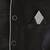 Black dupon art silk nehru jacket with pipepin work