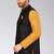 Black dupon art silk nehru jacket with pipepin work