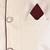 Cream dupon art silk nehru jacket with pipepin work