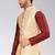 Fawn dupon art silk nehru jacket with pipepin work