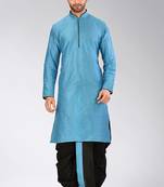 Firoza dupon art silk kurta with pipepin work