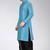 Firoza dupon art silk kurta with pipepin work