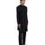 Black plain silk kurta set