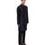 Black plain silk kurta set