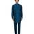 Blue plain silk kurta set