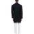 Black embroidered organza kurta set