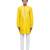 Yellow embroidered silk kurta set