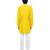 Yellow embroidered silk kurta set