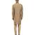Gold embroidered silk kurta set