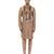 Brown embroidered silk kurta set
