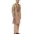 Brown embroidered silk kurta set