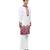 White embroidered silk kurta set