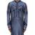 Grey plain silk kurta set