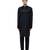 Black embroidered silk kurta set