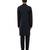 Black embroidered silk kurta set