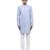 Blue embroidered silk kurta set
