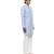 Blue embroidered silk kurta set