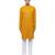 Yellow embroidered georgette kurta set