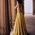 yellow Floral embroidered silk Lehenga