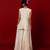 Ivory embroidered tissue sharara