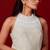 Ivory embroidered tissue kurta set