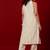 Ivory embroidered tissue kurta set