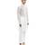 White embroidered organza kurta set