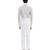 White embroidered organza kurta set