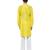 Yellow plain silk kurta set