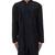 Black plain silk kurta set
