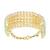 18k gold plated traditional ethnic kundan & pearls adjustable bracelet for women & girls (adb230min)