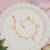 Gold plated heart charm design snake bracelet for women (adb561)