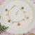 Gold plated evil eye charm design snake bracelet for women (adb563)