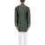 Green embroidered silk kurta set