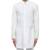 White embroidered silk kurta set