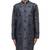 Grey embroidered silk kurta set