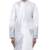 White embroidered silk kurta set