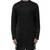 Black embroidered organza kurta set